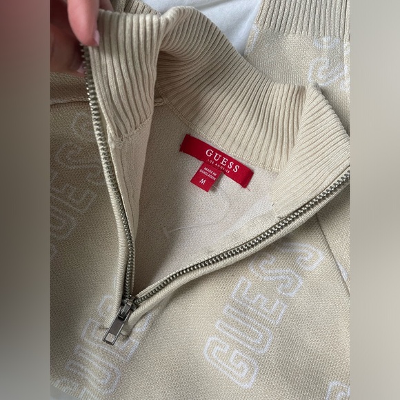 GUESS 1/4 Zip Knit Sweater - Picture 10 of 10